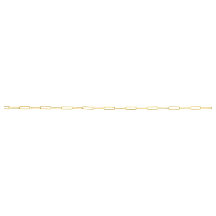 DIAMOND CUT PAPERCLIP CHAIN