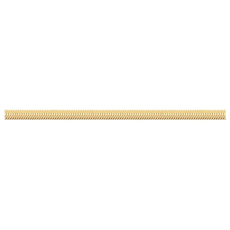 HOLLOW FLAT SNAKE CHAIN