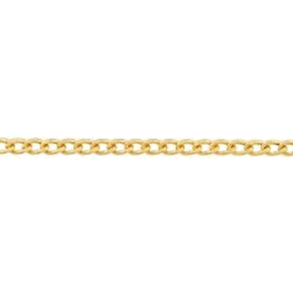 DIAMOND CUT HOLLOW CURB CHAIN