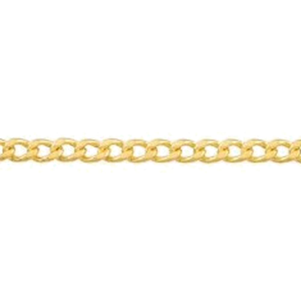 DIAMOND CUT HOLLOW CURB CHAIN
