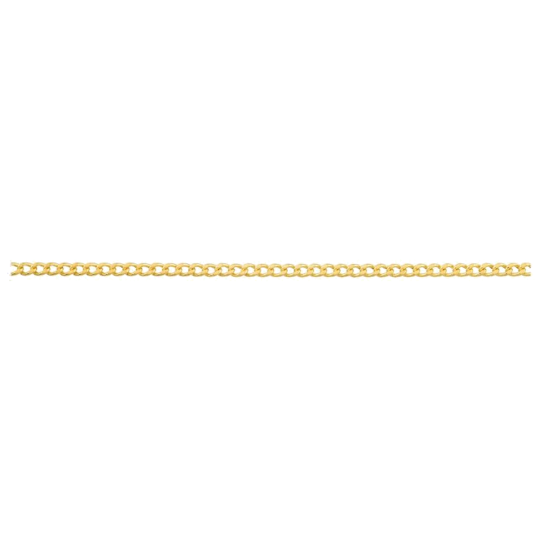 DIAMOND CUT HOLLOW CURB CHAIN