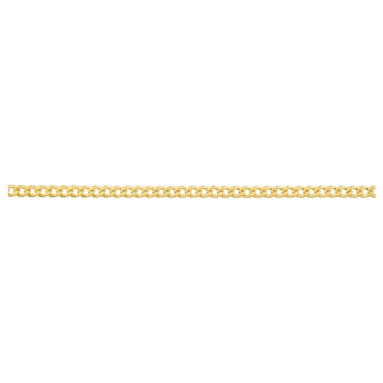 DIAMOND CUT HOLLOW CURB CHAIN