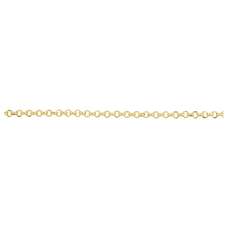 DIAMOND CUT HOLLOW ROLO CHAIN