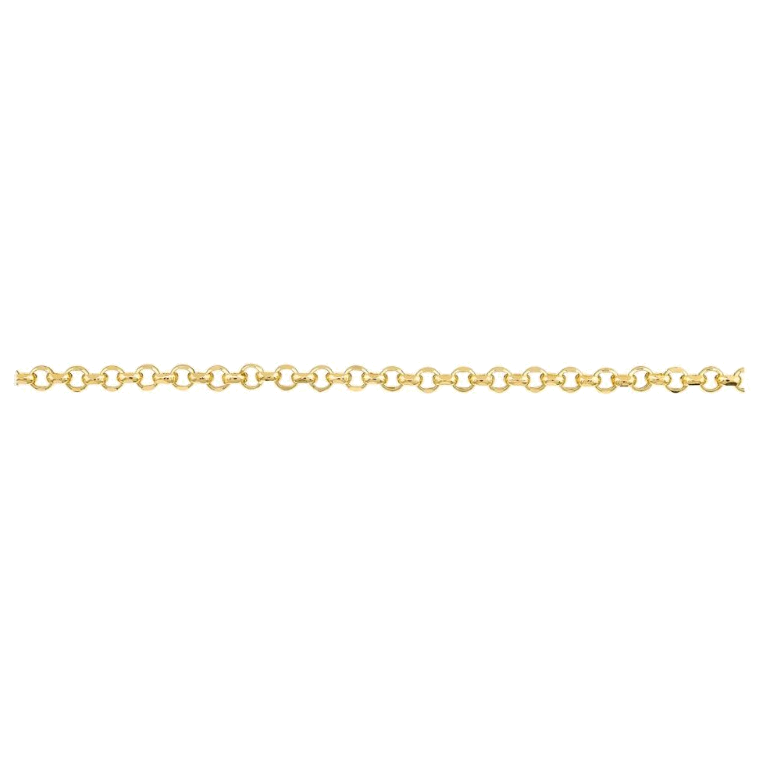 DIAMOND CUT HOLLOW ROLO CHAIN