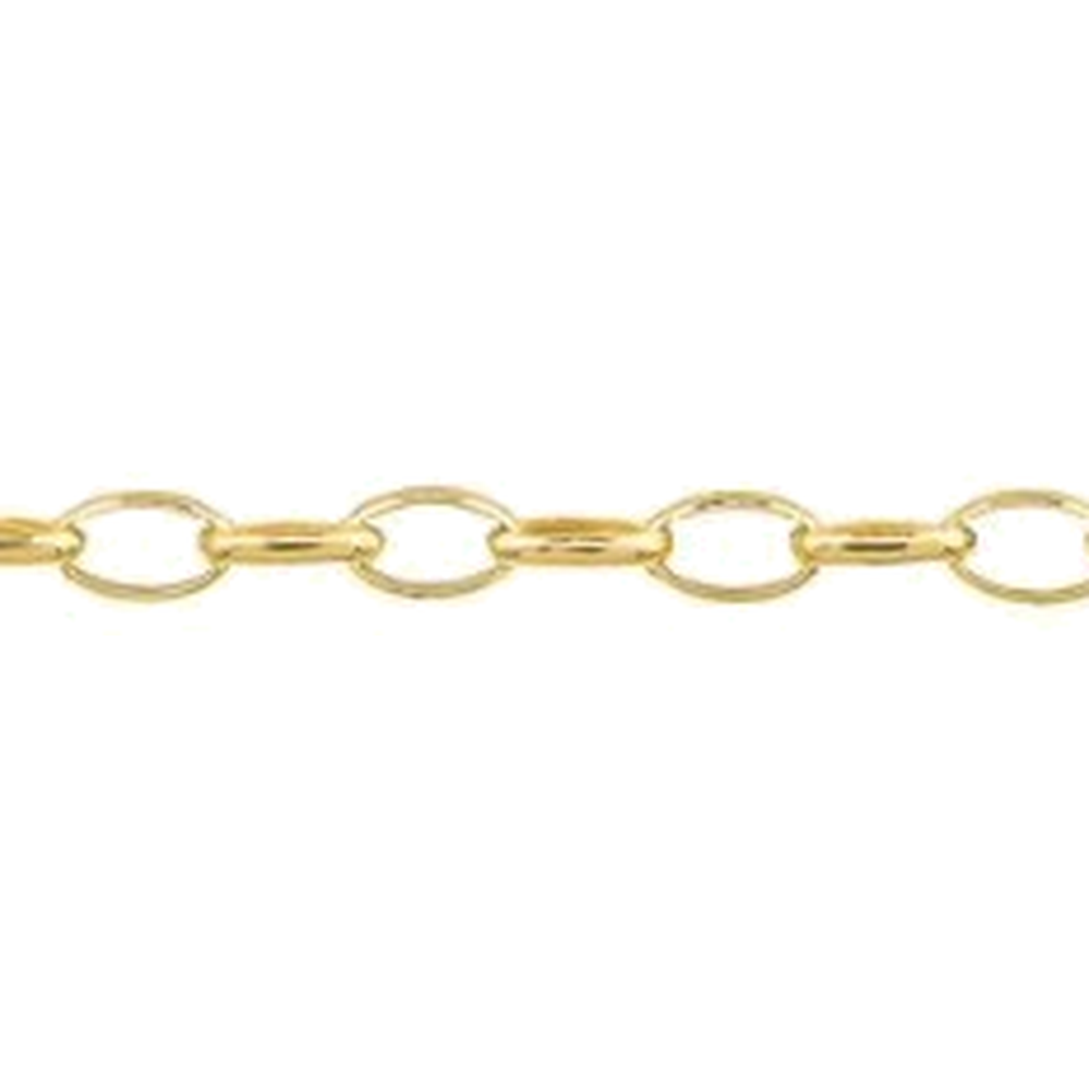 HOLLOW OVAL ROLO CHAIN