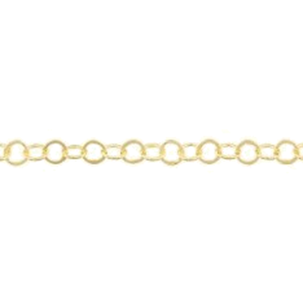 ROUND LINK DIAMOND CUT CHAIN