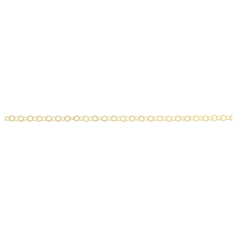 ROUND LINK DIAMOND CUT CHAIN