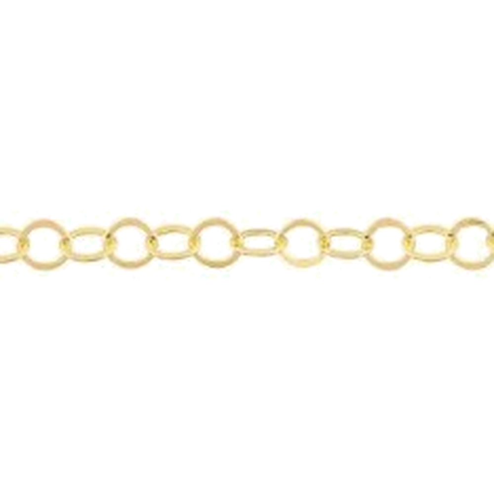 ROUND LINK DIAMOND CUT CHAIN