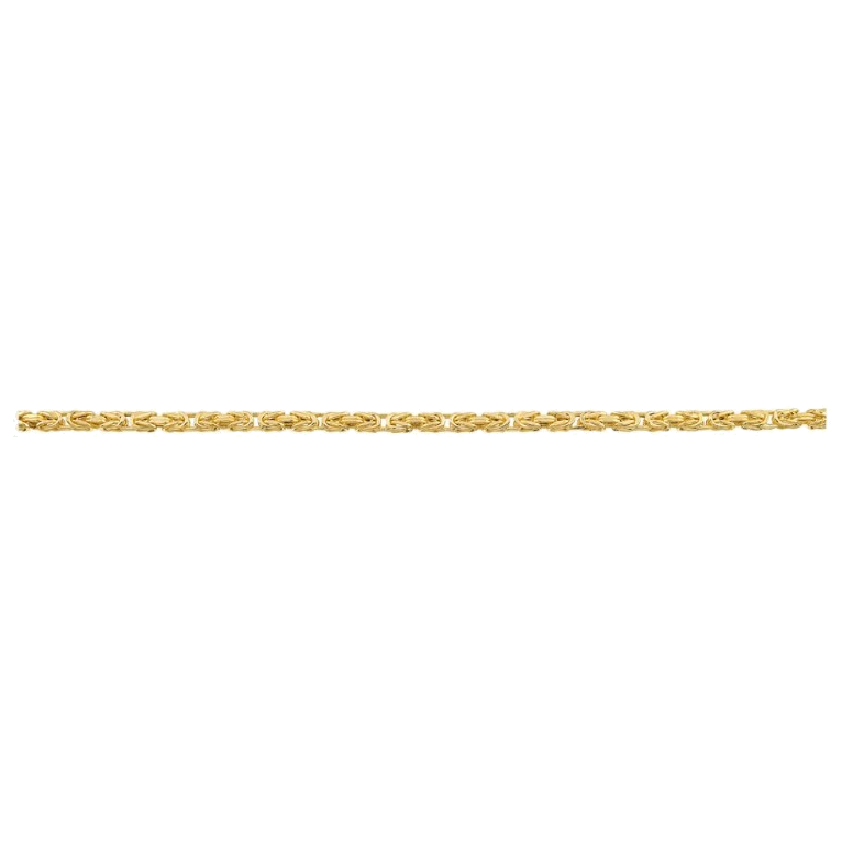 HOLLOW SQUARE BYZANTINE CHAIN
