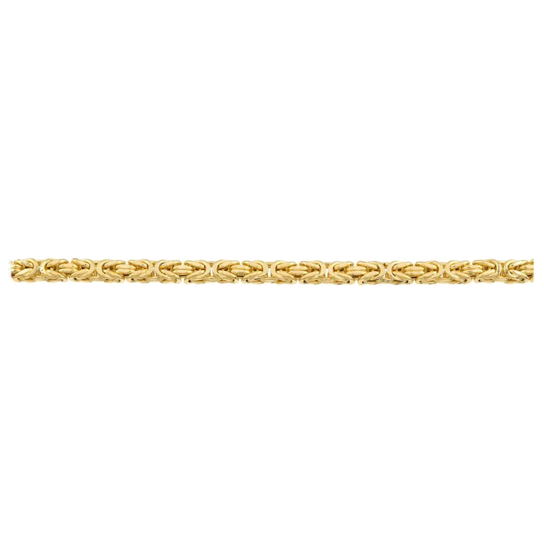 HOLLOW SQUARE BYZANTINE CHAIN