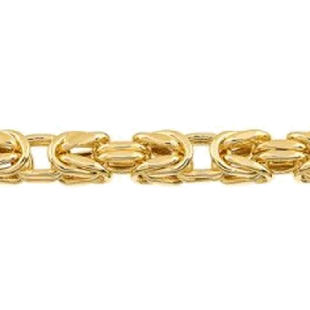 HOLLOW SQUARE BYZANTINE CHAIN