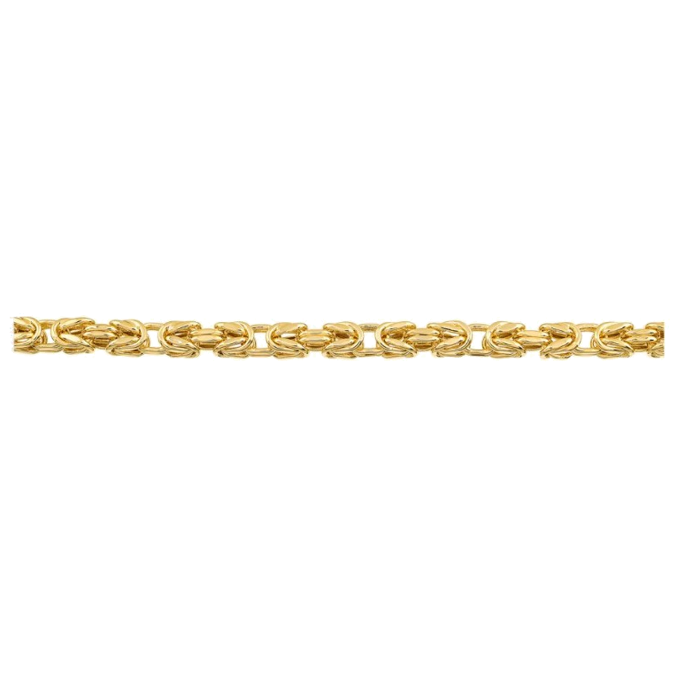 HOLLOW SQUARE BYZANTINE CHAIN