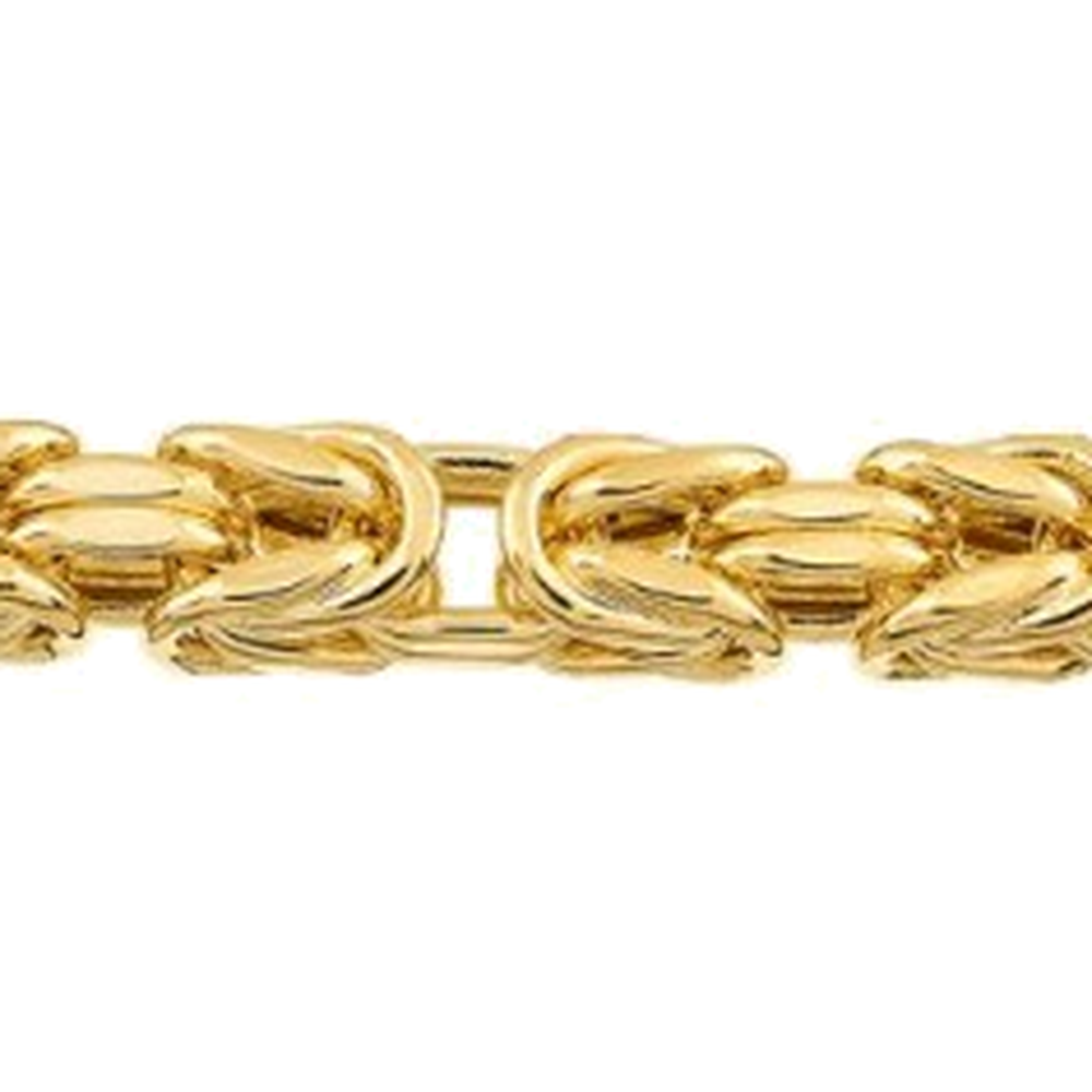 HOLLOW SQUARE BYZANTINE CHAIN