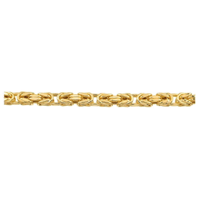 HOLLOW SQUARE BYZANTINE CHAIN